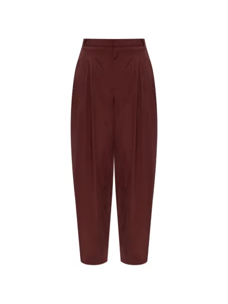 Pantaloni Rag & Bone plisate roșu