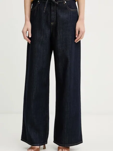 Trussardi jeansy wide leg