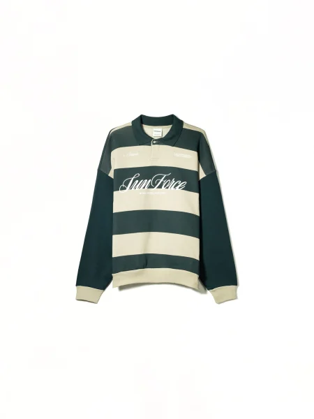 Palton Bershka verde