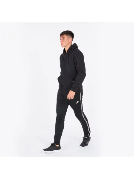 Суичър с качулка Joma черно