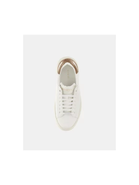 Sneakerși Guess alb
