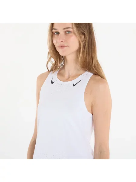 Τρέξιμο τοπ Nike λευκό