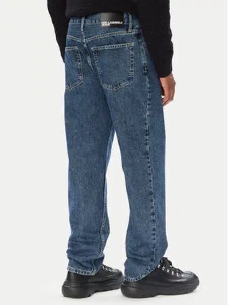 Jeansy Karl Lagerfeld Jeans modré