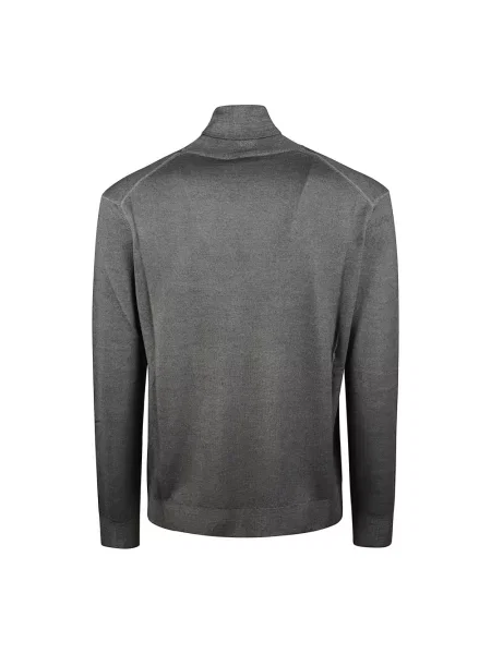 Sweter z golfem Altea wełniany szary