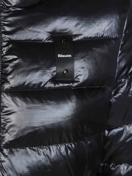 Palton Blauer cu glugă negru