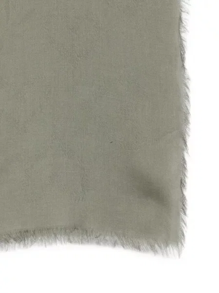 Jacquard šal Twinset s autogramom siva