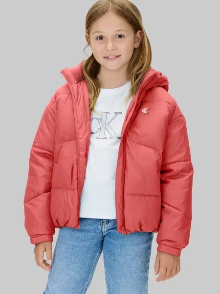 Calvin Klein Jeans geacă copii roz