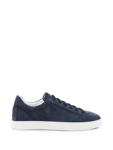 Sneakerși Tod's din piele de căprioară albastru