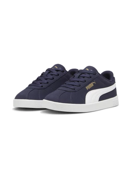 Dziecięce sneakersy PUMA Club II PUMA Navy White Gold Blue białe