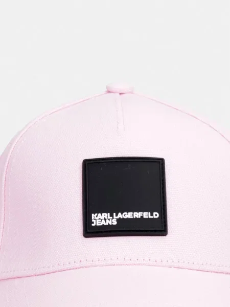 Karl Lagerfeld Jeans bejzbolska kapa roza