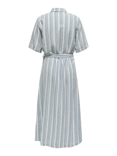 ONLY Rochie tip bluză ONLCARO fumuriu / porumbel albastru