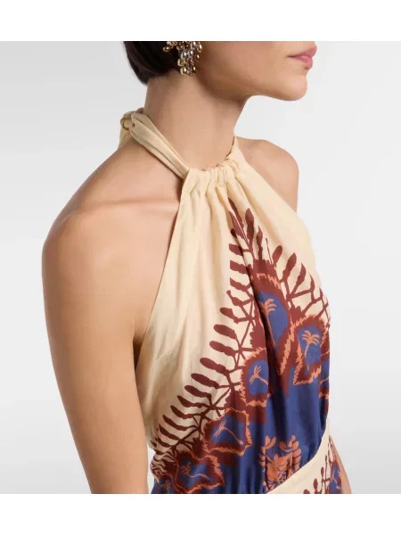 Rochie Johanna Ortiz cu imagine albastru