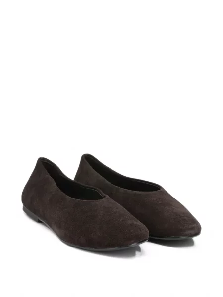 Μπαλαρίνες Strategia Shoes σουέτ καφέ
