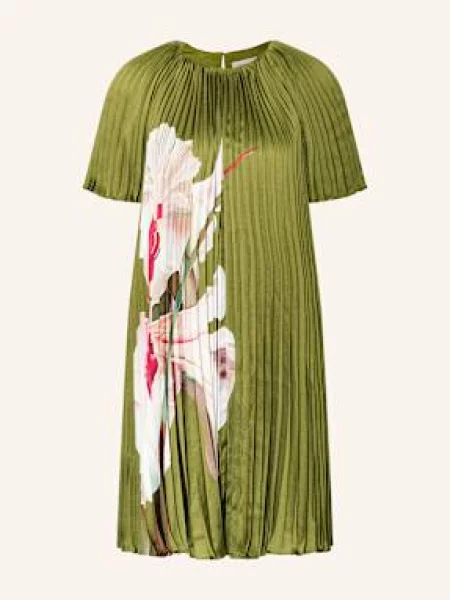 Ted Baker Sukienka Plisowana Ciliras Z Satyny gruen zielona