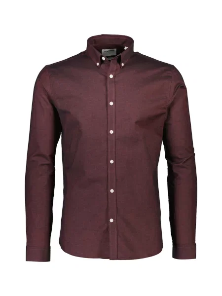 Lindbergh Cămașă Superflex bordeaux roșu
