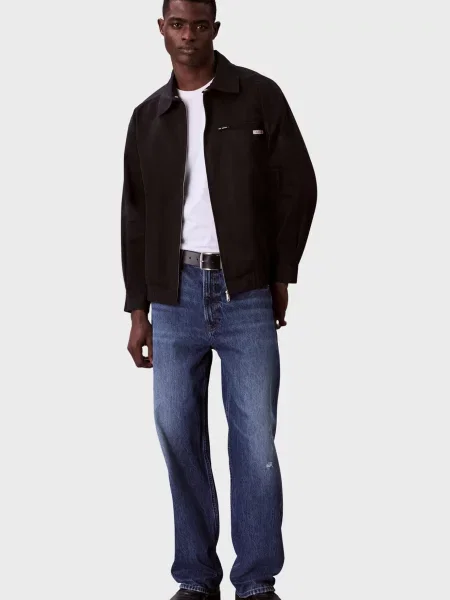 Джинсова куртка Calvin Klein Jeans чорна