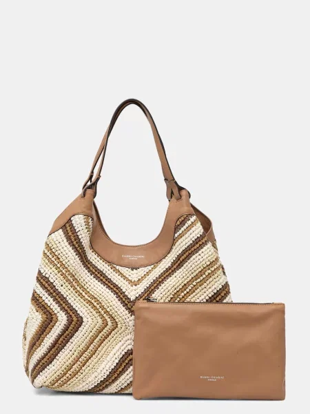 Gianni Chiarini geantă shopper pentru femei DUA bej
