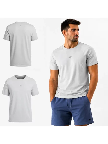 T-SHIRT 4F KOSZULKA KOLEKCJA LIMITOWANA szara