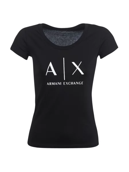 Armani Exchange T-shirt Regular Fit crna