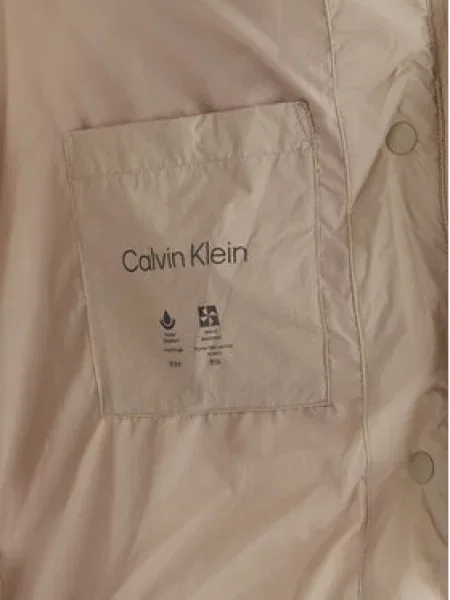 Paltas Calvin Klein Jeans smėlinė