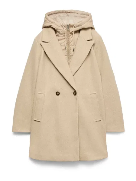 VERO MODA Palton de primăvară-toamnă VMGRACE cămilă maro