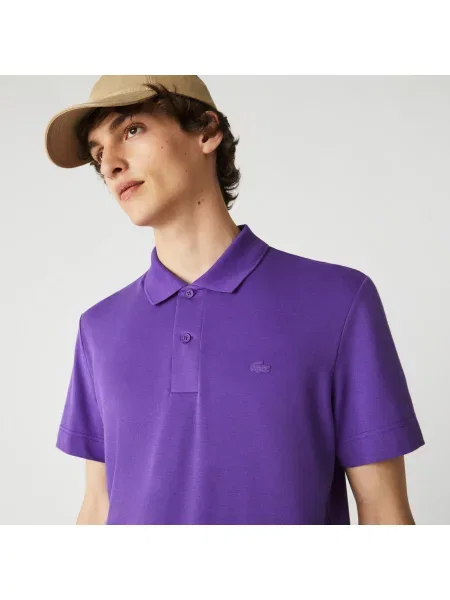 Поло Lacoste фиолетовое