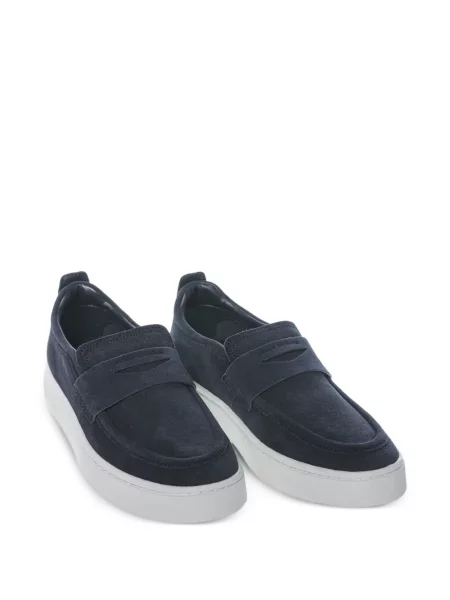 Szarvasbőr loafer Armani Exchange kék