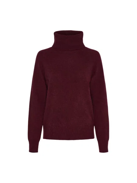 Sweter Btfcph wełniany czerwony