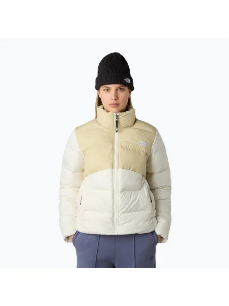 Geacă pentru femei The North Face Saikuru gravel/white dune alb