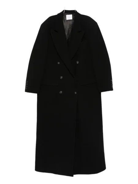Płaszcz Le Sully Studio dwurzędowy czarny