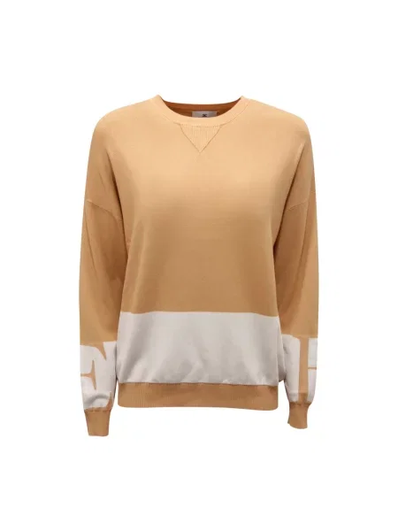 Sweter Elisabetta Franchi beżowy