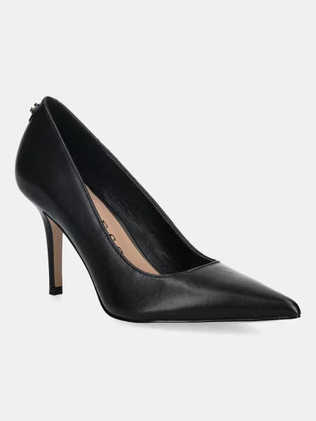 Pantofi cu toc Guess din piele negru
