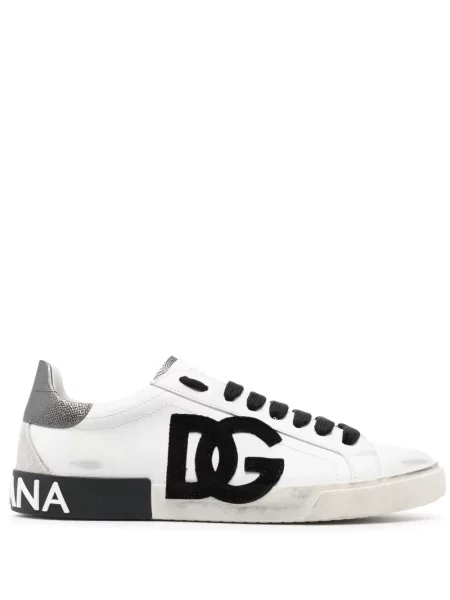 Sneakerși Dolce & Gabbana Portofino alb