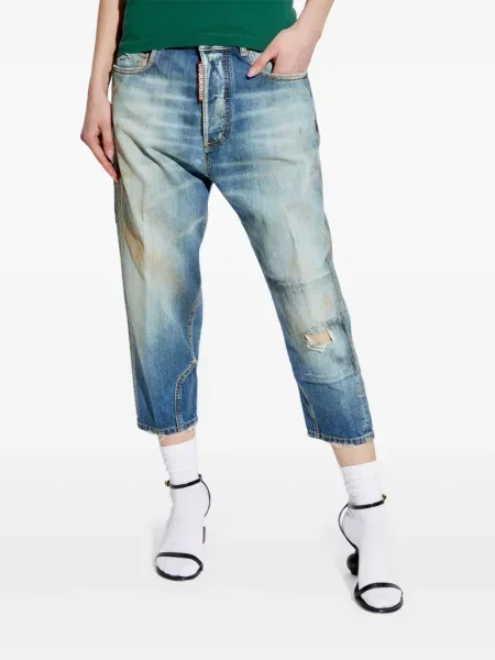 Cropp blugi Dsquared2 zdrențuiți albastru