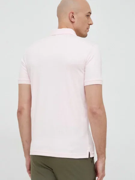 Polo tričko Calvin Klein růžová