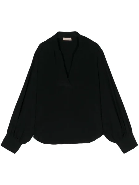 Bluză Blanca Vita din crep lungă negru