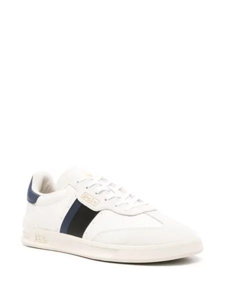 Kožne japanke Polo Ralph Lauren s izlizanim efektom zelena