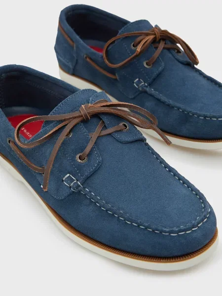 Замшевые туфли Tommy Hilfiger синие