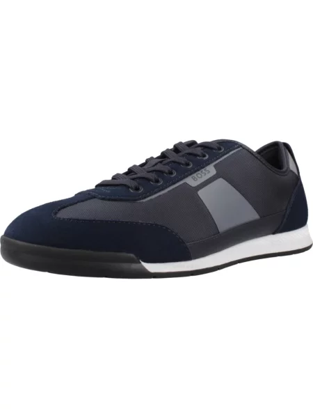 Sneakersy Boss niebieskie