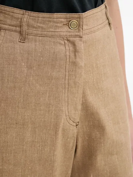 Hlače Sessun smeđa