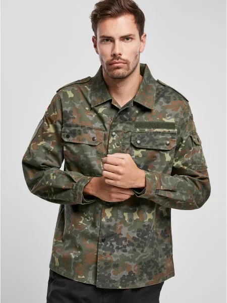 Риза с яке Brandit сиво