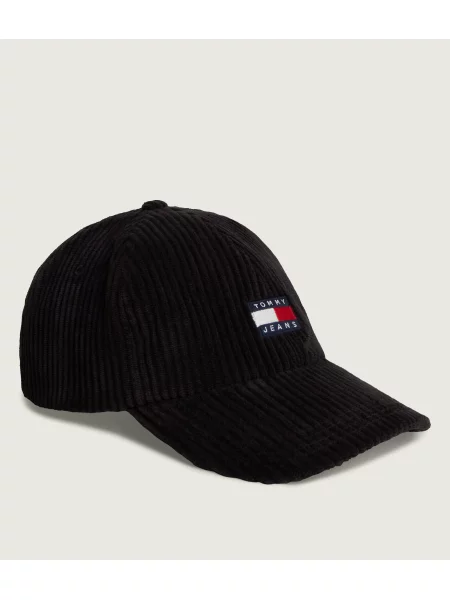Tommy Jeans Șapcă baseball Heritage | catifea reiată alb