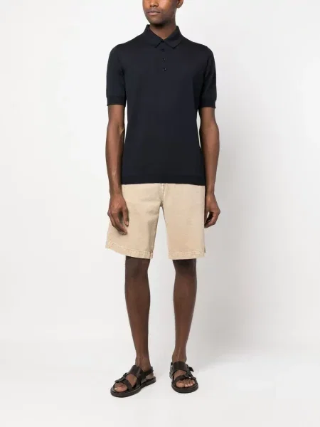 Polo Goes Botanical de lână albastru