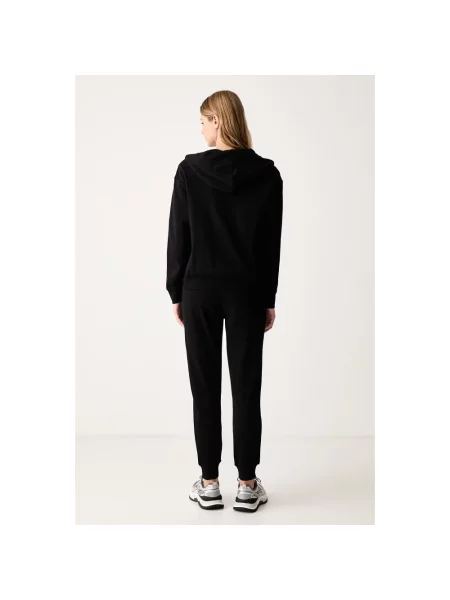 Emporio Armani dres z bawełną czarny