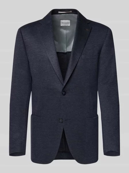 Marynarka o kroju slim fit z dodatkiem i kołnierzem z połami Roy Robson granatowa