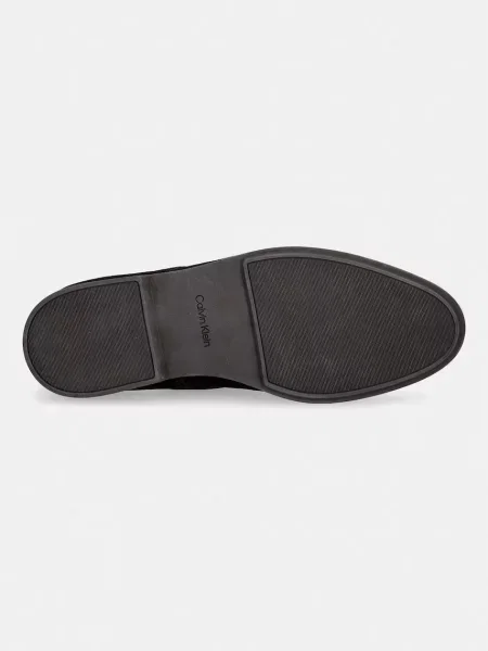 Velúr derby cipő Calvin Klein barna