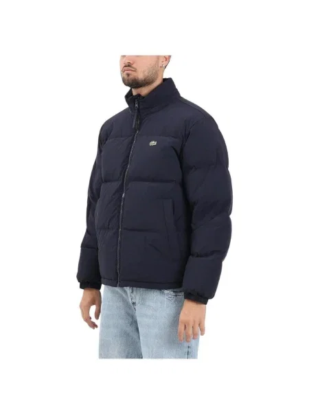 Lacoste Vatovaná bunda Tmavomodrá modrá