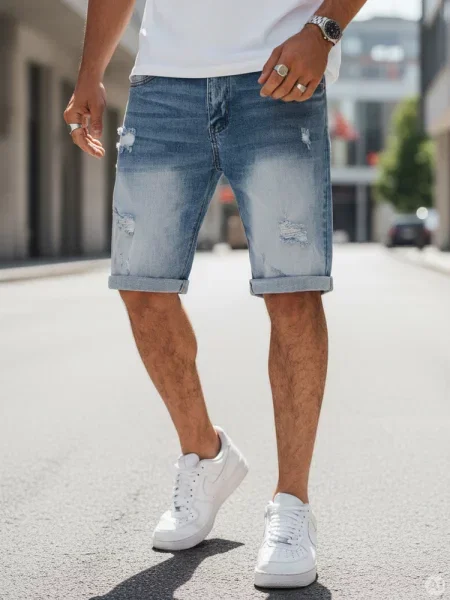 Spodenki jeansowe Dstreet niebieskie