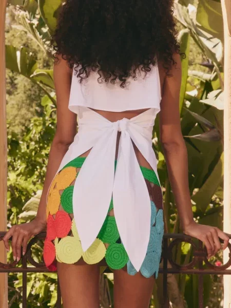 Mini fusta mini Simon Miller mini verde