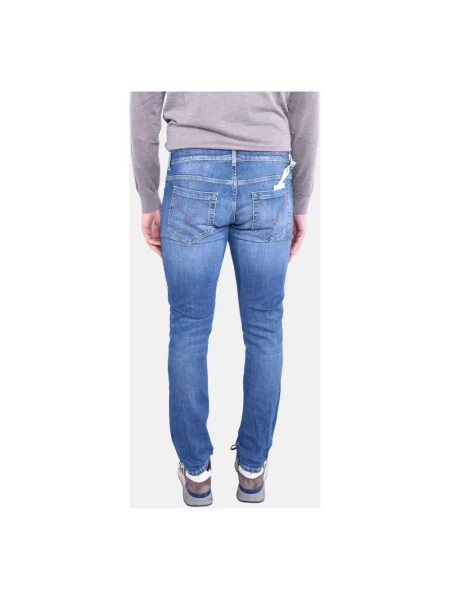 Skinny jeansy skinny Dondup niebieskie